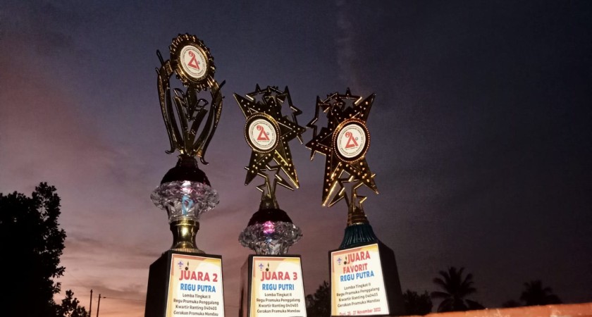 Lomba Tingkat II (LT II) Kwarran Mandau: PaspraWolfEiss10 SMPN 10 Mandau Bawa Pulang 3 Piala