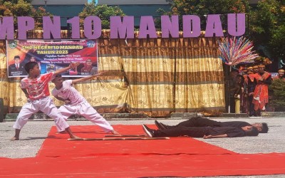 Hari Sumpah Pemuda, SMPN 10 Mandau Menggelar 'Bulan Bahasa'