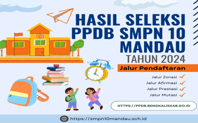 HASIL SELEKSI PPDB 2024 SMP NEGERI 10 MANDAU