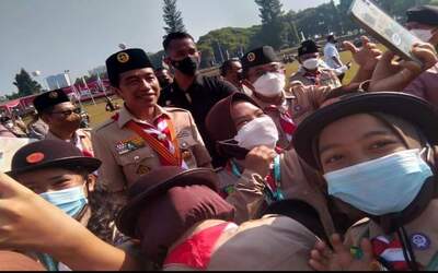 Pelepasan Peserta Didik Berprestasi Mengikuti Jamnas XI